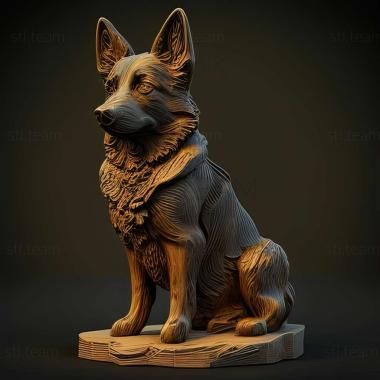 3D model New Zealand Shepherd dog (STL)